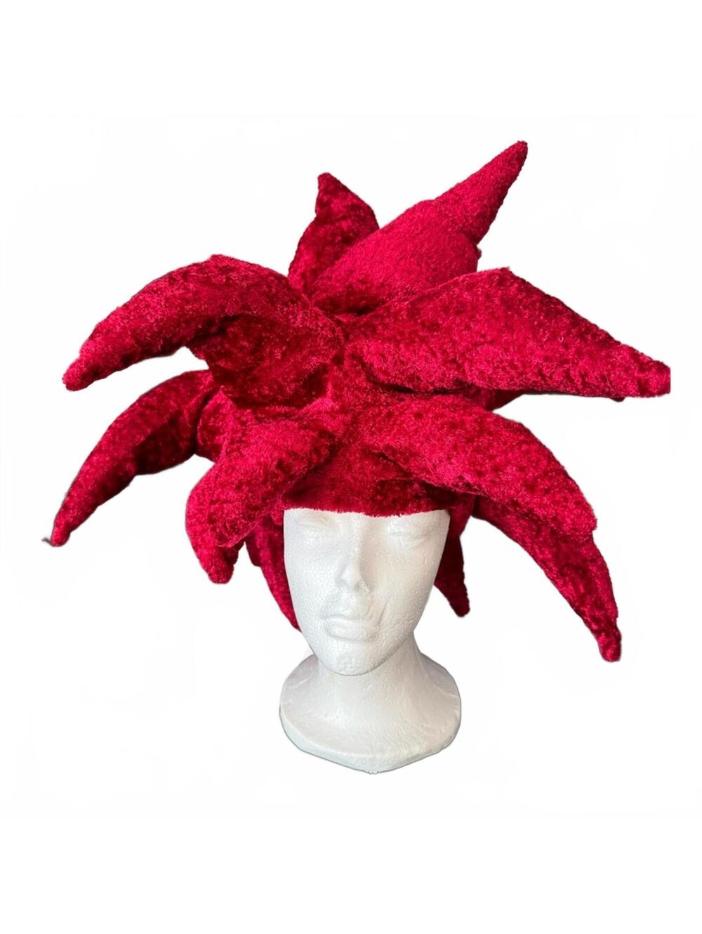 Universal Studios Simpsons Sideshow Bob Velvet Plush Wig Hat Costume Adult - Picture 3 of 7
